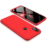 For HUAWEI P20 Lite/Nova 3E 3 in 1 Fashion Ultra Slim Full Protective Back Cover  black