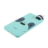 For Redmi 8/8A/5/Note 8T Mobile Phone Case Cute Cellphone Shell Soft TPU Cover with Cartoon Pig Duck Bear Kitten Lovely Pattern Light blue