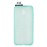 For Redmi 8/8A/5/Note 8T Mobile Phone Case Cute Cellphone Shell Soft TPU Cover with Cartoon Pig Duck Bear Kitten Lovely Pattern Light blue