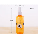 Empty Spray Bottles Cartoon Mini Refillable Container Empty Cosmetic Containers 100ml