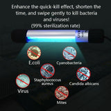 Handheld Portable LED Ultraviolet Disinfection Lamp Sterilizing Light Bar 16*10*6cm US Plug