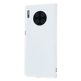 For HUAWEI Mate 30/30 Lite/30 Pro Cellphone Case Simple Profile Soft TPU Shock-Absorption Phone Cover Milk white