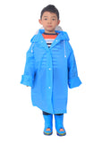Long Design Children Full Cover Raincoat with School Bag Position transparent_XL