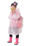 Long Design Children Full Cover Raincoat with School Bag Position transparent_XL