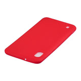 For Samsung A10 Lovely Candy Color Matte TPU Anti-scratch Non-slip Protective Cover Back Case red