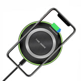QI 10W Fast Wireless Charger Charging Pad for Huawei P30/Mate 20 Pro Samsung S10 white