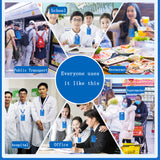 Sterilization Card Air Freshener Disinfection Lanyard Protection Sterilization Card blue
