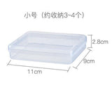 Plastic Portable Transparent Anti-dust Mask Storage Box Dustproof Pollution-Free Face Masks Container Disposable Mask Case 12 * 11 * 2.8