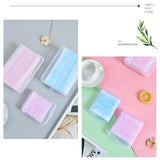 Plastic Portable Transparent Anti-dust Mask Storage Box Dustproof Pollution-Free Face Masks Container Disposable Mask Case 18.3 * 12.7 * 4