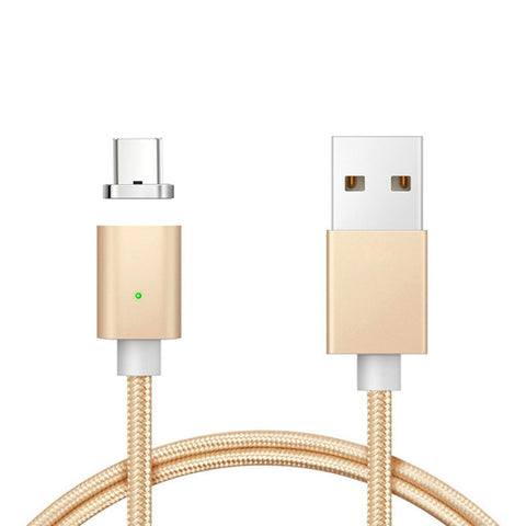 Magnetic USB Type C Cable Fast Charging USB C Charger Cables for Xiaomi Mi6 Galaxy S8 Type-c Data Sync Magnet USB-C