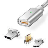 Magnetic USB Type C Cable Fast Charging USB C Charger Cables for Xiaomi Mi6 Galaxy S8 Type-c Data Sync Magnet USB-C