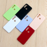 For Redmi Note 8/8 Pro Cellphone Cover Reinforced Soft TPU Phone Case Anti-scratch Full Body Protection Sakura pink