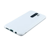 For Redmi Note 8/8 Pro Cellphone Cover Reinforced Soft TPU Phone Case Anti-scratch Full Body Protection Milk white