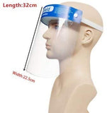 Double-sided Transparent Anti-fog Anti-liquid Splash Eye Protection Face Shield random color