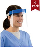 Double-sided Transparent Anti-fog Anti-liquid Splash Eye Protection Face Shield random color