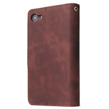 For iPhone 6 / 6S iPhone 6 plus / 6S plus iPhone 7 / 8 iPhone 7 plus / 8 plus Smart Phone Cover Coin Pocket with Cards Bracket Zipper Phone PU Leather Case Phone Cover  iPhone 7 / 8