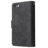 For iPhone 6 / 6S iPhone 6 plus / 6S plus iPhone 7 / 8 iPhone 7 plus / 8 plus Smart Phone Cover Coin Pocket with Cards Bracket Zipper Phone PU Leather Case Phone Cover  iPhone 6 plus / 6S plus