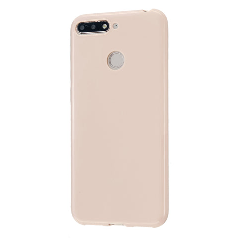 For HUAWEI Honor 7S/7A TPU Phone Case Simple Profile Flexible Soft Cellphone Cover Easy Access Shell Sakura pink