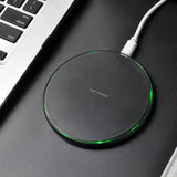 Smart Quick Wireless Charger for iPhone 8/X Samsung Huawei Xiaomi Dedicated Wireless Charging Mobile Phone Fast Charger white