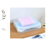 Plastic Portable Transparent Anti-dust Mask Storage Box Dustproof Pollution-Free Face Masks Container Disposable Mask Case 11.5 * 9.2 * 2.8