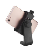 Universal Smartphone Tripod Adapter Cell Phone Holder Mount for iPhone iPad black