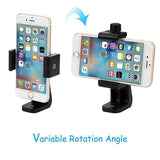 Universal Smartphone Tripod Adapter Cell Phone Holder Mount for iPhone iPad black