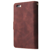 For iPhone 6 / 6S iPhone 6 plus / 6S plus iPhone 7 / 8 iPhone 7 plus / 8 plus Smart Phone Cover Coin Pocket with Cards Bracket Zipper Phone PU Leather Case Phone Cover  iPhone 6 / 6S