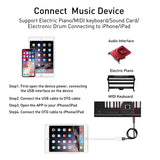 USB OTG Conversion Cable Electric Piano Keyboard Microphone USB Adapter for Pro max iOS iOS 13 Upgrade