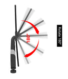 Foldable UVC Sterilizer Light Germicidal Sterilization Lamp Ultraviolet Kill Mite Light purple light_1465-UVC