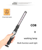 Foldable UVC Sterilizer Light Germicidal Sterilization Lamp Ultraviolet Kill Mite Light purple light_1465-UVC