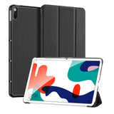 DUX DUCIS for HUAWEI MatePad 10.4 Fall Resistant Leather Protective Case Smart Stay Cover black
