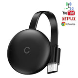 Wireless WiFi HDMI Display Receiver for Chromecast Google Pusher Screen Cast Mirroring Adapter for Miracast Airplay black