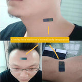 Smart Body Temperature Measurement Test Sticker LCD Display Thermometer Tablet Detection black