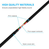 For Apple Interface to 3.5mm Male Aux Cable for iPhone to Aux Cable for Car Headphone Jack Cable for iPhone Xs XR X 8 7 Plus  iOS11 new system - black