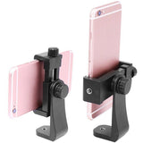 Universal Smartphone Tripod Adapter Cell Phone Holder Mount for iPhone iPad black