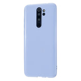 For Redmi Note 8/8 Pro Cellphone Cover Reinforced Soft TPU Phone Case Anti-scratch Full Body Protection Taro purple