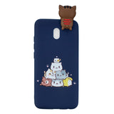 For Redmi 8/8A/5/Note 8T Mobile Phone Case Cute Cellphone Shell Soft TPU Cover with Cartoon Pig Duck Bear Kitten Lovely Pattern Royal blue