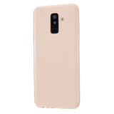 For Samsung A6/A6 Plus 2018 Smartphone Case Soft TPU Precise Cutouts Full Body Protection Mobile Phone Shell Sakura pink