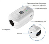 Portable CPAP Cleaner Ozone Ventilator Disinfector Sleep Aid Breathing white