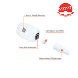 Portable CPAP Cleaner Ozone Ventilator Disinfector Sleep Aid Breathing white