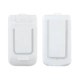 Mini Flip Mobile Phone 0.66"" Smallest Cell Phone Wireless Bluetooth FM Magic Voice Handsfree Earphone for Kids white