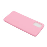For Samsung A01/ A11/A21/A41/A51/A71/A81/A91 Mobile Phone Case Lovely Candy Color Matte TPU Anti-scratch Non-slip Protective Cover Back Case 5 dark pink