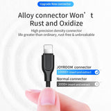 JOYROOM S-L352 2.4A Output Charging Charger Data Sync Micro USB Data Cable - black Type-C