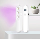 Handheld UVC Disinfection Lamp Portable Charging Display Timing Germicidal Light white