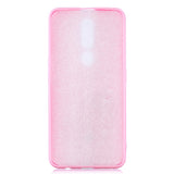 For OPPO F11 PRO Cartoon Lovely Coloured Painted Soft TPU Back Cover Non-slip Shockproof Full Protective Case with Lanyard Rose red