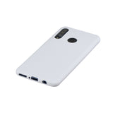 For HUAWEI P30 LITE/NOVA 4E Lovely Candy Color Matte TPU Anti-scratch Non-slip Protective Cover Back Case white