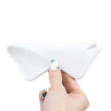 for iPhone 5/5S/SE Lovely Candy Color Matte TPU Anti-scratch Non-slip Protective Cover Back Case white