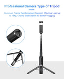Universal Plastic Extension Bluetooth Plastic Selfie Stick for Huawei Xiaomi Smart Phone black