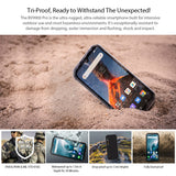 Blackview BV9900 Pro Thermal Camera Mobile Phone Helio P90 Octa Core 8GB+128GB IP68 Rugged Smartphone 48MP Quad Rear Camera Silver_Non-European regulations