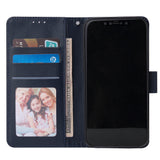 For Iphone 12 5.4 inch/6.1 inch/ 6.7 inch PU Leather Three-card Photo Frame Front Buckle Mobile Phone shell Golden